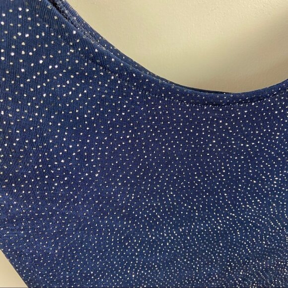 Vintage Gunne Sax Jessica McClintock Sequin Maxi Dress Blue Size Small 1980s S‎ - Picture 9 of 9